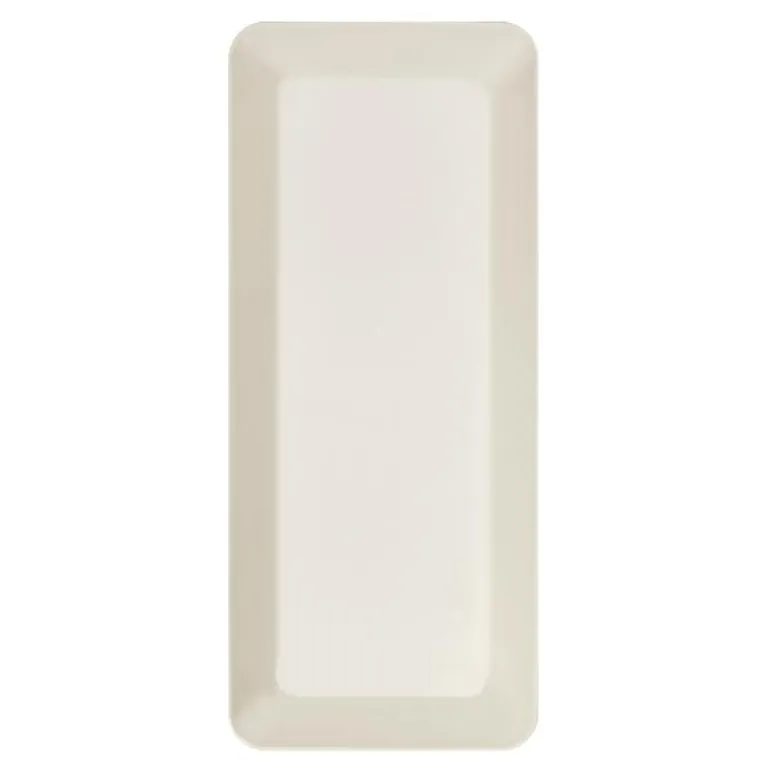 Teema avlangt fat 16x37 cm hvit