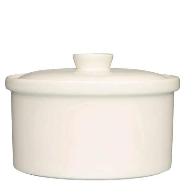 Teema ildfast form m/lokk 2,3L hvit