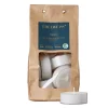 Telys store 8 stk hvit