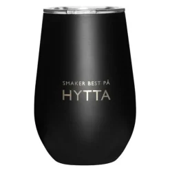 Termokopp hytta 33 cl svart