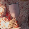 Termo vinglass TERAPI I FLYTENDE FORM 40 cl lys rosa