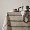 Thea duk 145x270 beige/denim stripe
