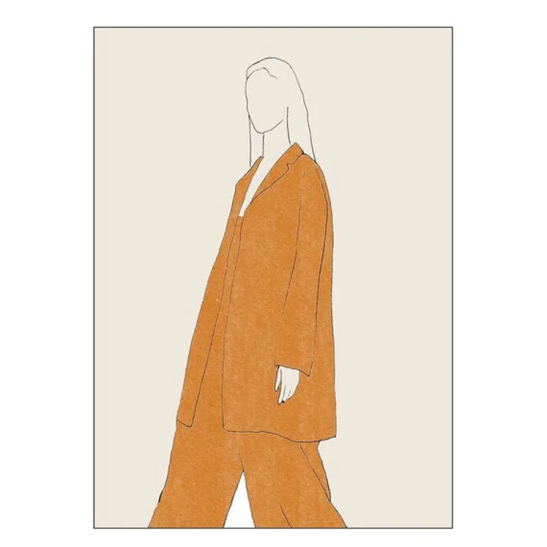 The Poster Club x Chloe Purpero Johnson poster 50x70 cm comfy suit