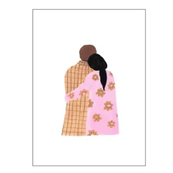 The Poster Club x Laura Page poster 30x40 cm couple