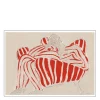 The Poster Club x Sofia Lind poster 50x70 cm red chair