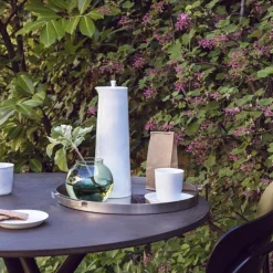 Thermodan termokopp med tallerken 12 cl hvit