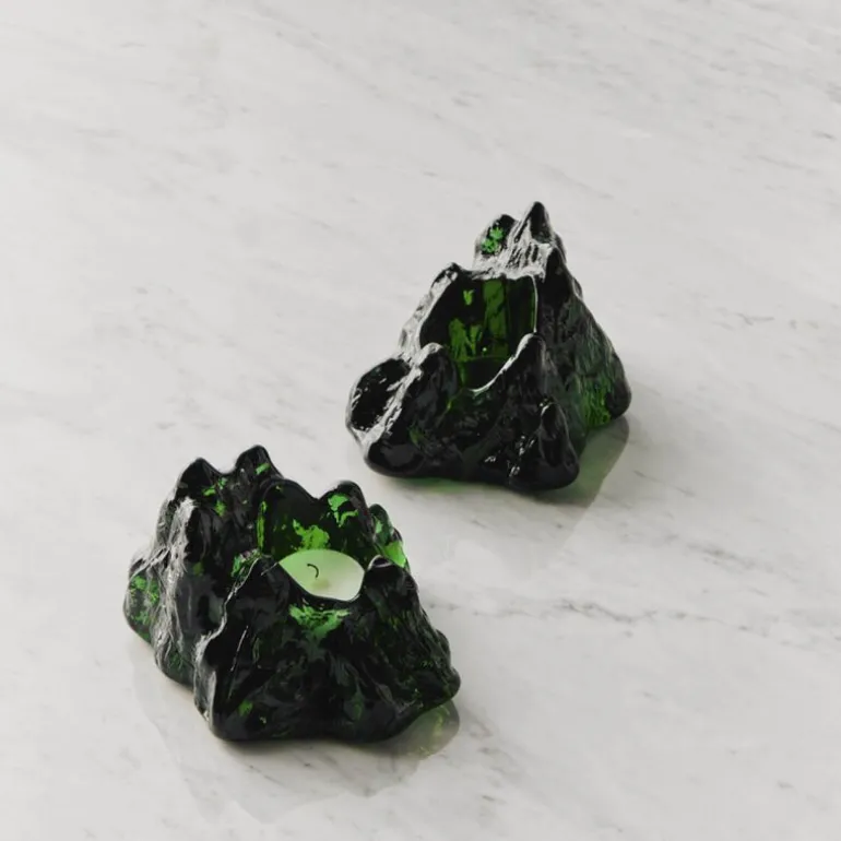 The Rock lyslykt 9 cm grønn