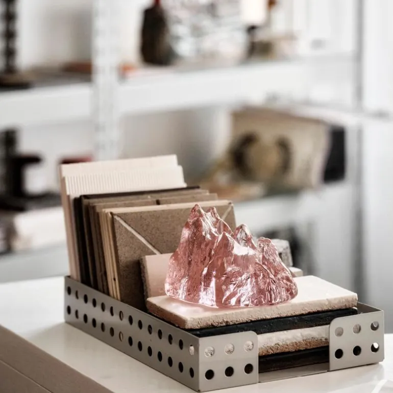 The Rock lyslykt 9,1 cm rosa
