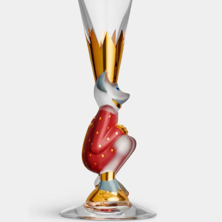 The sparkling devil champagneglass 19cl rød