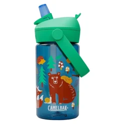 Thrive Flip Straw Kids drikkeflaske 0,4L friendly forest