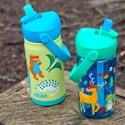 Thrive Flip Straw Kids drikkeflaske 0,4L friendly forest