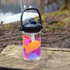 Thrive Flip Straw Kids drikkeflaske 0,4L golden hour