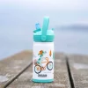 Thrive Flip Straw Kids VSS termoflaske 0,35L biking dogs