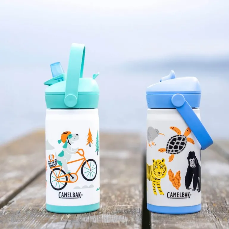 Thrive Flip Straw Kids VSS termoflaske 0,35L biking dogs