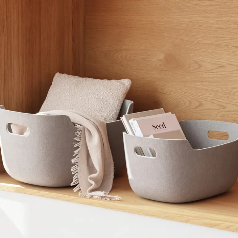 Tidy oppbevaringskurv 48x35x23 cm tin