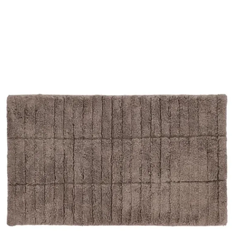 Tiles badematte 80x50 cm taupe