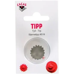Tipp stjerne åpen S18