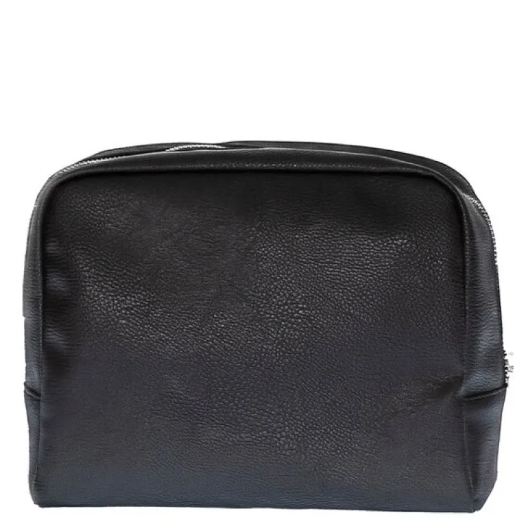 Toalettmappe 24x20x10 cm svart