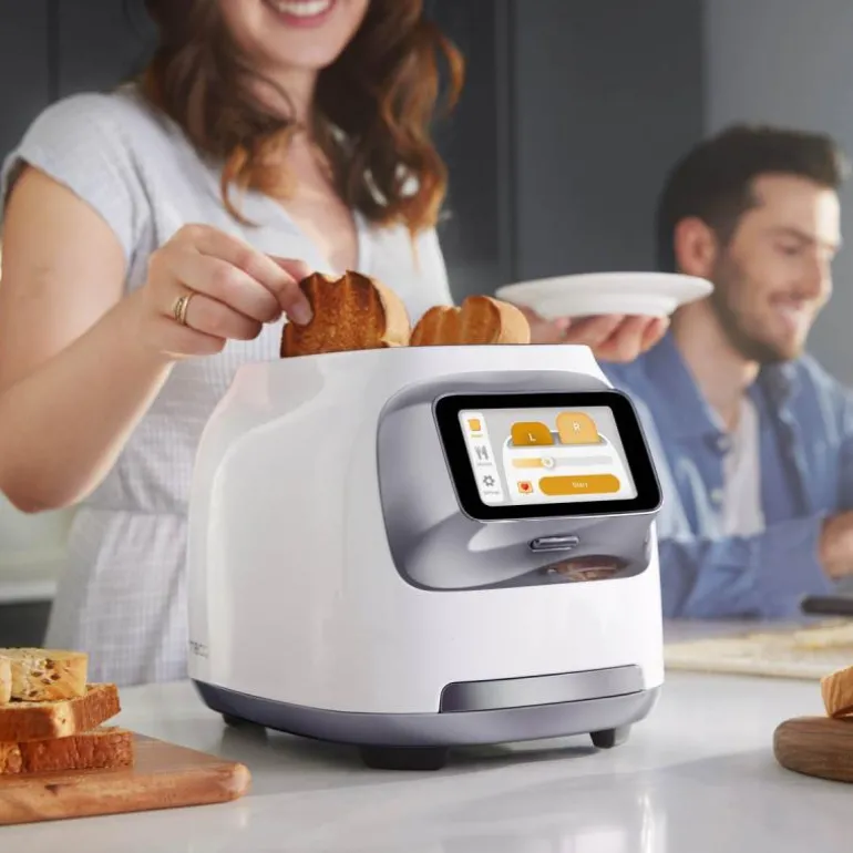 Toasty One digital brødrister 2 skiver hvit