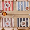 Toppu bordbrikke 48x36 cm 2 stk Brown/offwhite