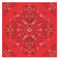 Torplyckan duk 145x145 cm rød
