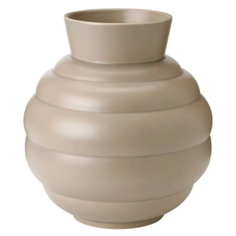 Tortus Archie vase No3 26,5 cm dark sand