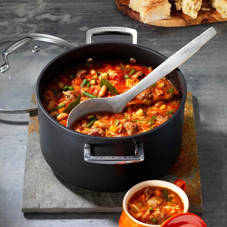 Toughened Non-Stick gryte med glasslokk 6 L