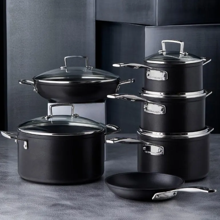 Toughened Non-Stick gryte med glasslokk 6 L