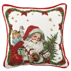 Toys Fantasy Gobelin pute santa 45x45 cm