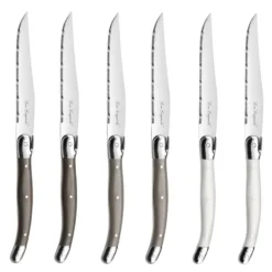 Tradition biffkniver i treblokk 6 stk multi