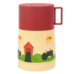 Traktor og låve mattermos 500 ml