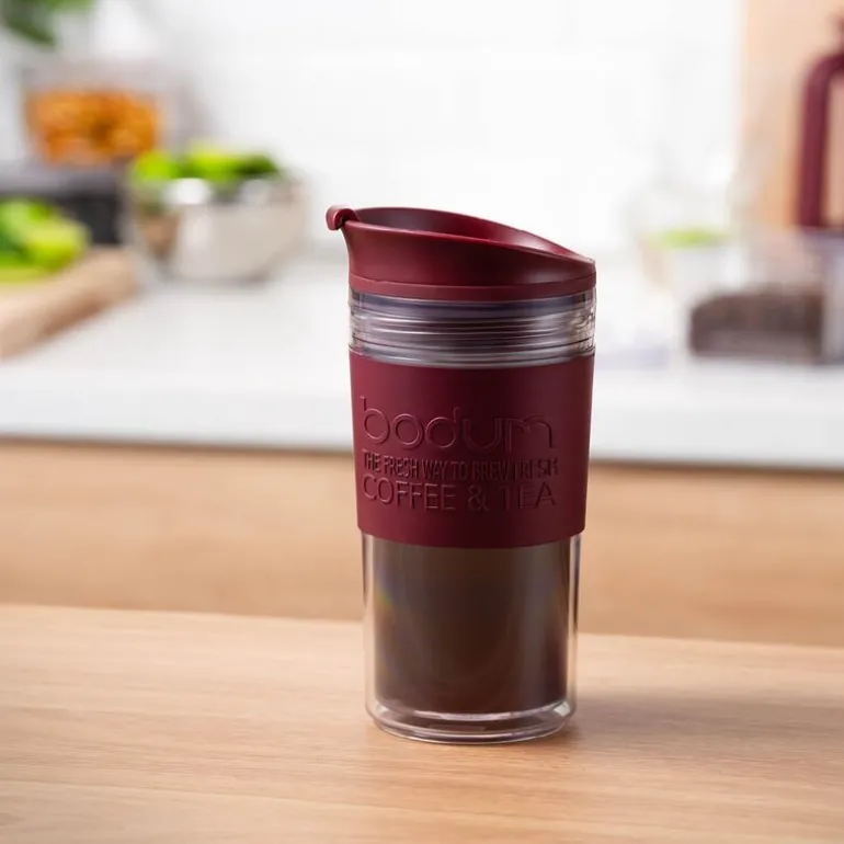 Travel Mug reisekopp 35 cl dobbeltvegg cranberry
