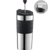 Travel mug termokopp m/ekstra lokk  35 cl svart