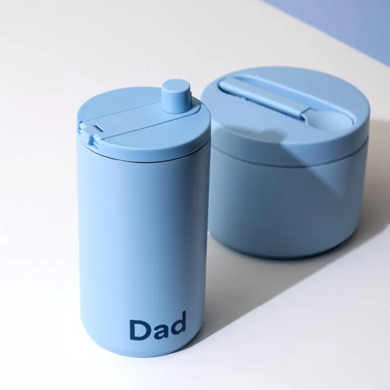 Travel termokopp DAD 35 cl lys blå