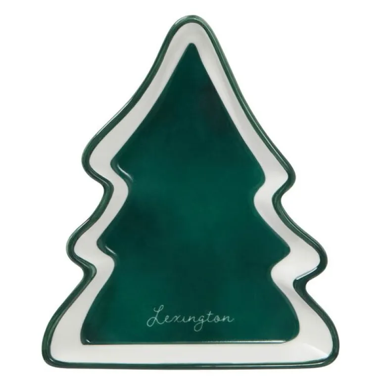 Tree lite fat 13x16 cm grønn/hvit