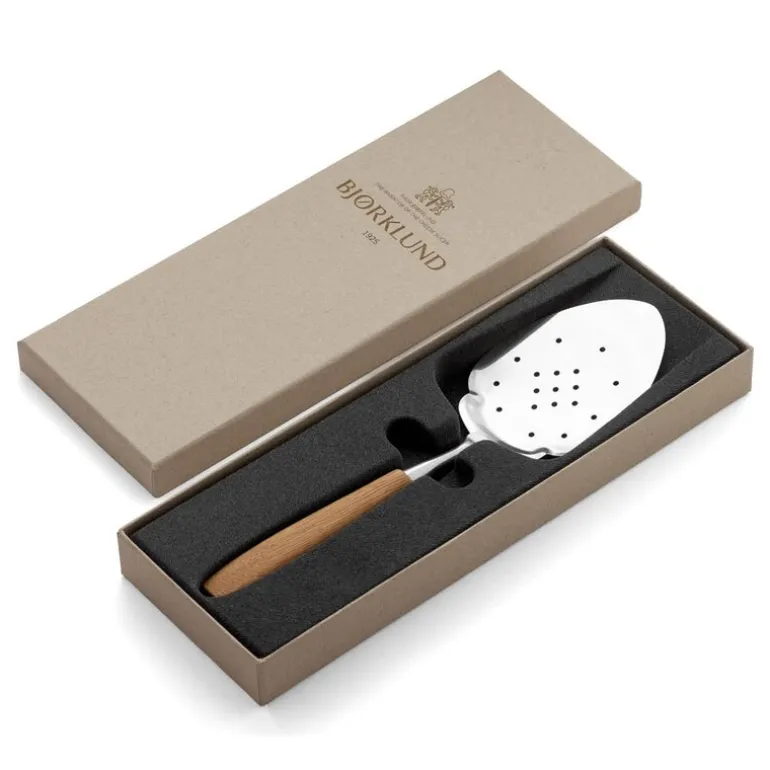 Treskaft fiskespade 24 cm eik