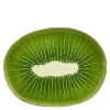 Tropical Fruits serveringsfat 40,2x31,1 cm kiwi grønn