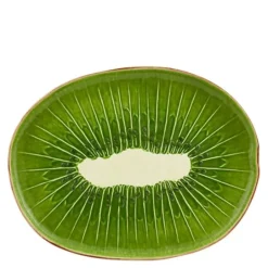 Tropical Fruits serveringsfat 40,2x31,1 cm kiwi grønn