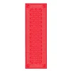 Åttebladrose løper 50x150 cm rød