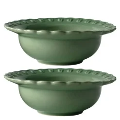 Tulipa dyp tallerken 17 cm 2 stk verona green