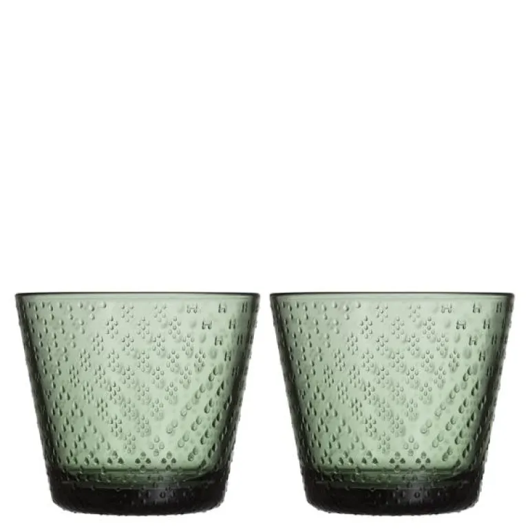 Tundra glass 29 cl 2 stk furugrønn