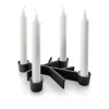 Twig lysestake 18x23 cm svart