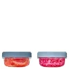 Twist & Stack oppbevaringsboks 35,5 cl 2 stk klar/blå