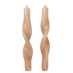 Twist vridde lys 2,4x23 cm walnut