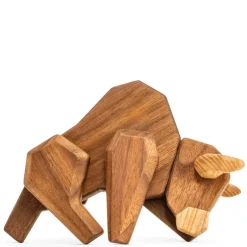 Tyr trefigur 15 cm valnøtt/ask