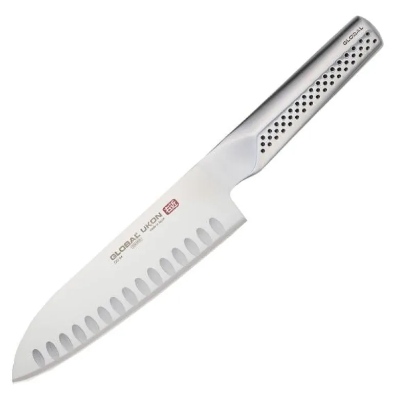 Ukon santokukniv m/luftlommer 18,5 cm