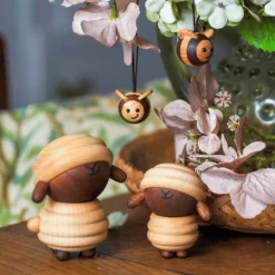 Ulla sau trefigur 8 cm lønn/sapele