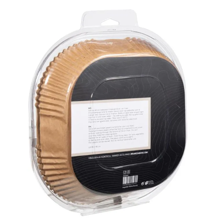 Ultimate airfryer papir firkantet brun