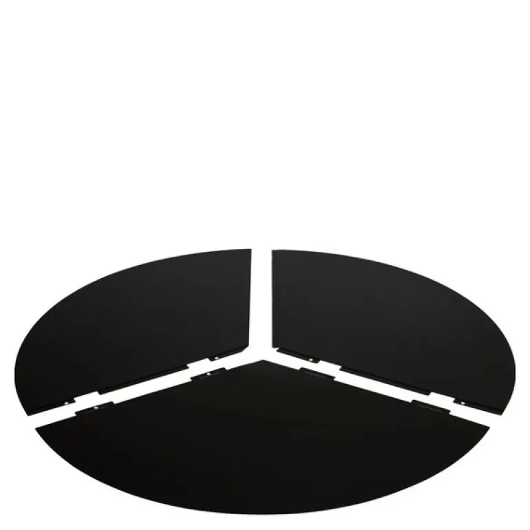 Underlagsplate 100 cm svart