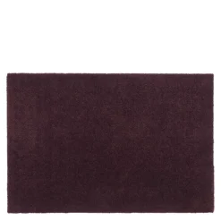 Unicolor gulvmatte 90x60 cm bordeaux